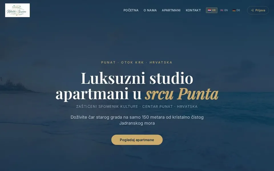 Apartmani Nikoleta & Susanne – moderan sajt za smeštaj i rezervacije