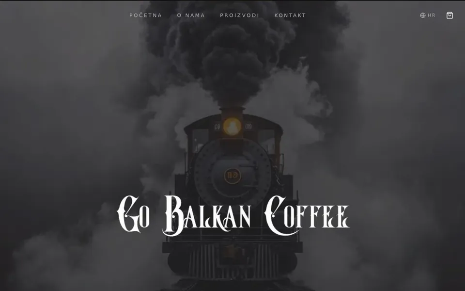 Go Balkan Coffee – moderan sajt za kafu i ugostiteljstvo