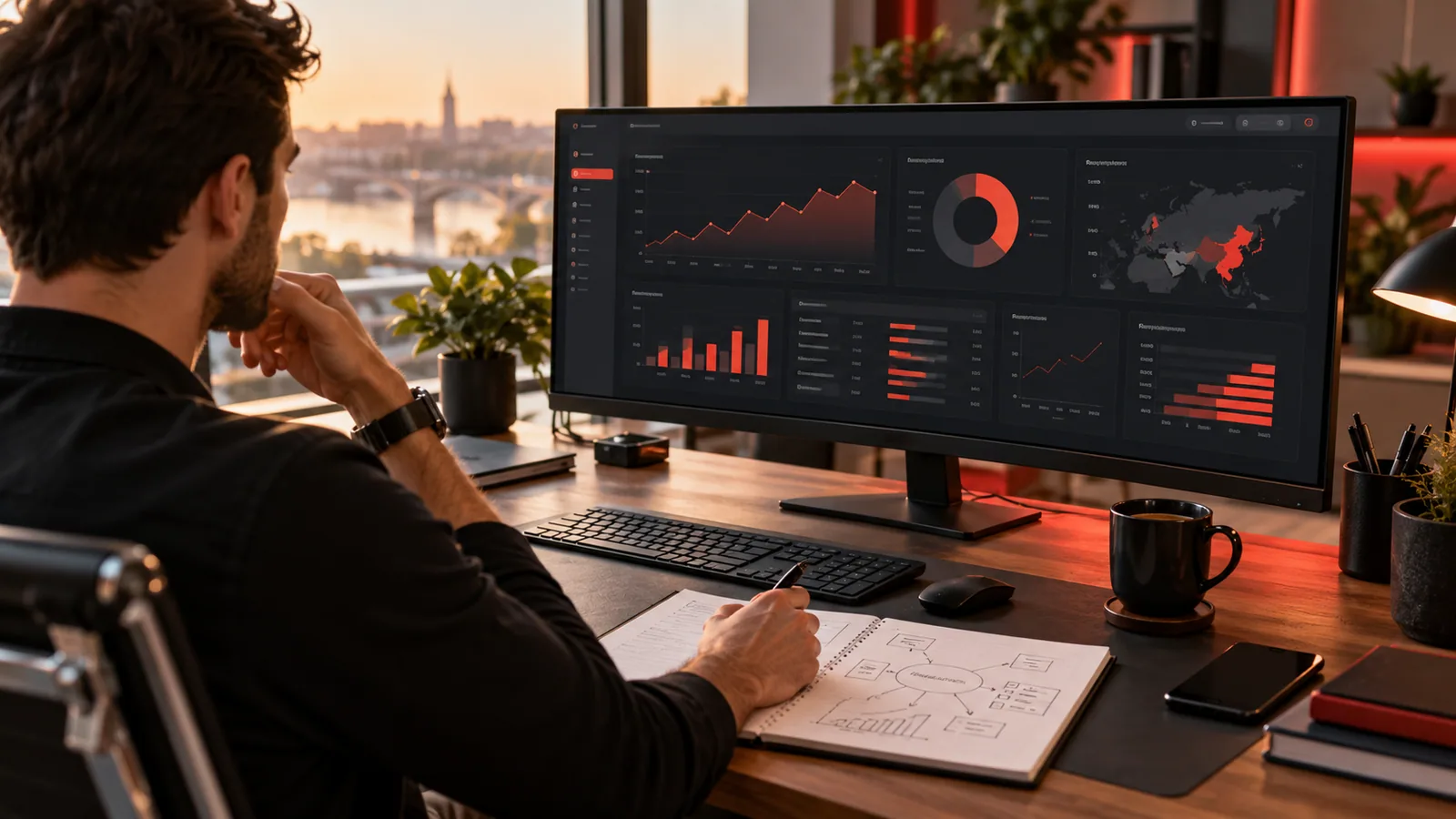 Novi ilustrativni prikaz marketing analitike i planiranja kampanje